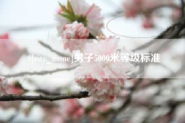抚州男子5000米等级标准