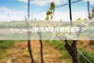 抚州消防大学分数线是多少