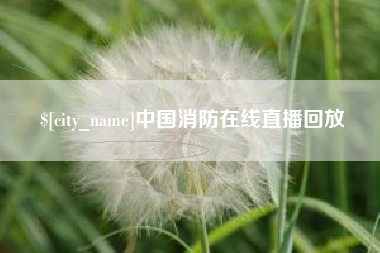 抚州中国消防在线直播回放