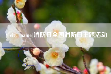 抚州消防日全国消防日主题活动
