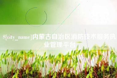 抚州内蒙古自治区消防技术服务执业管理平台