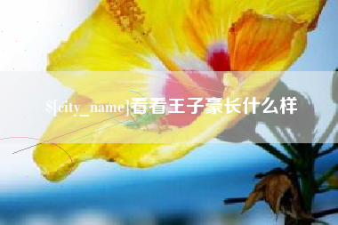 抚州看看王子豪长什么样