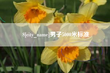 抚州男子5000米标准
