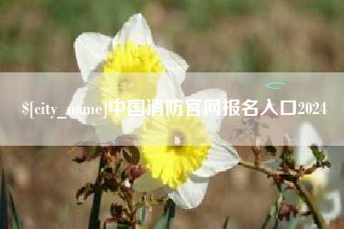 抚州中国消防官网报名入口2024