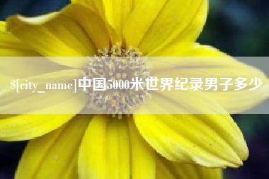 抚州中国5000米世界纪录男子多少