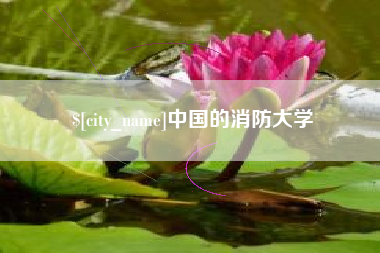 抚州中国的消防大学