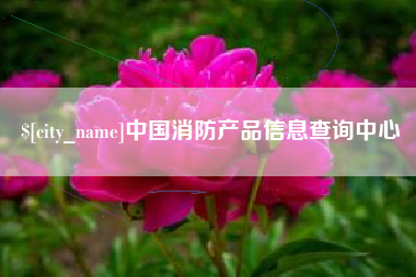 抚州中国消防产品信息查询中心