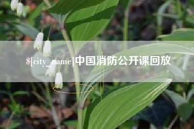抚州中国消防公开课回放