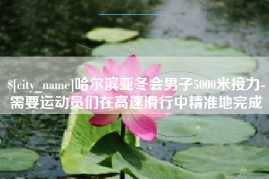 抚州哈尔滨亚冬会男子5000米接力-需要运动员们在高速滑行中精准地完成