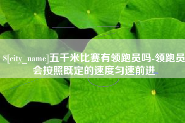 抚州五千米比赛有领跑员吗-领跑员会按照既定的速度匀速前进