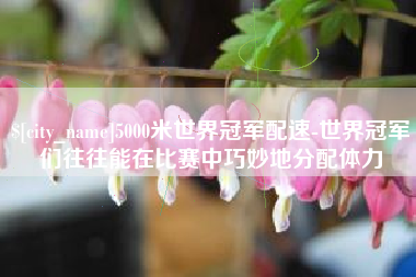 抚州5000米世界冠军配速-世界冠军们往往能在比赛中巧妙地分配体力