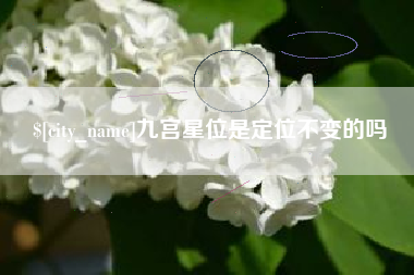 抚州九宫星位是定位不变的吗