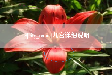 抚州九宫详细说明
