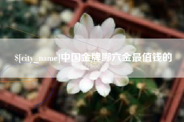 抚州中国金牌哪六金最值钱的