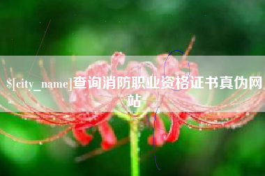 抚州查询消防职业资格证书真伪网站