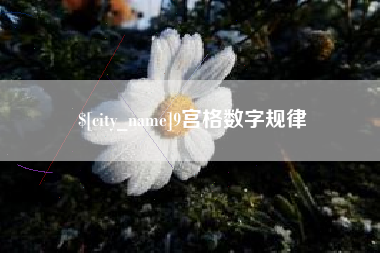 抚州9宫格数字规律